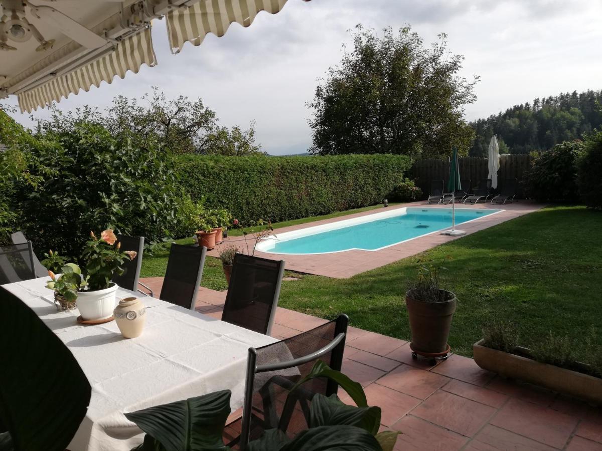 Ferienwohnung Mit Pool In Woerthersee Naehe Dellach  Bagian luar foto